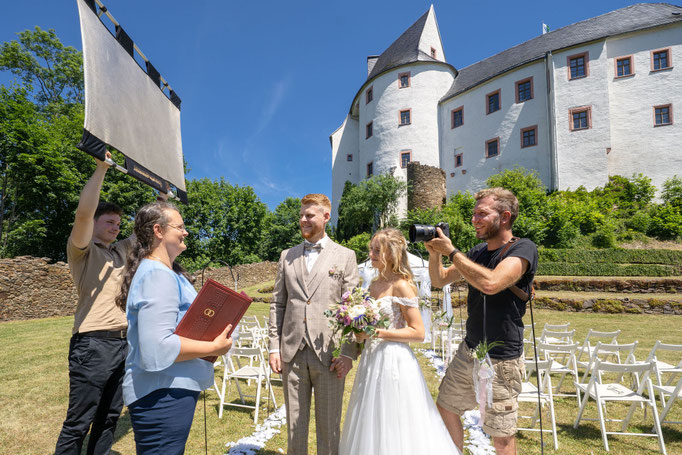 Standesamt Drebach, Burg Scharfenstein, Trauung, Hochzeit, Hochzeit im Freien