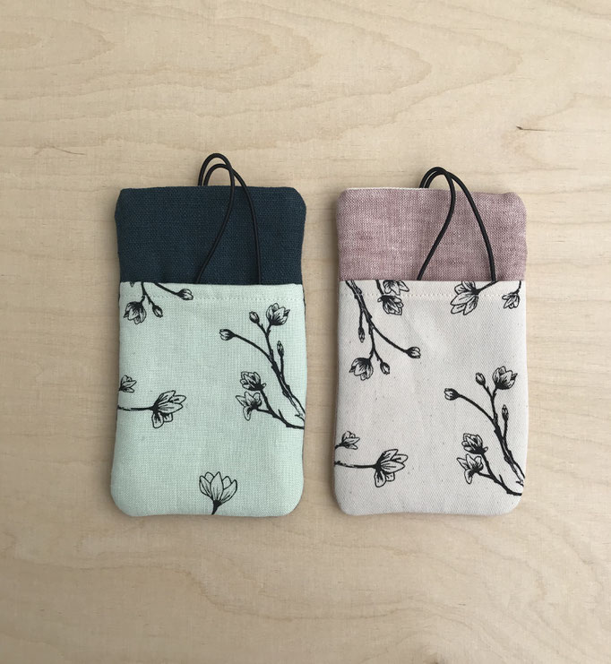 Links: Mint // Rechts: rot mellierte Leine