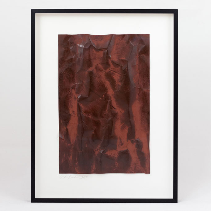 Kirsten Radermacher, Giftrot IV #1, 2025, 300x400 mm, framed in museum quality (unique)