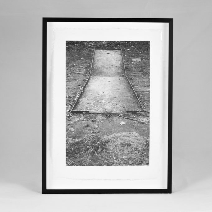 Kirsten Radermacher, Bahn, 2021, 270x370 mm, framed in museum quality (unique)