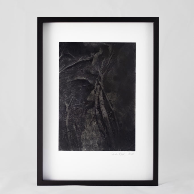 Kirsten Radermacher, Graphitbilder #7, 2021, 210x297 mm, framed in museum quality (unique)
