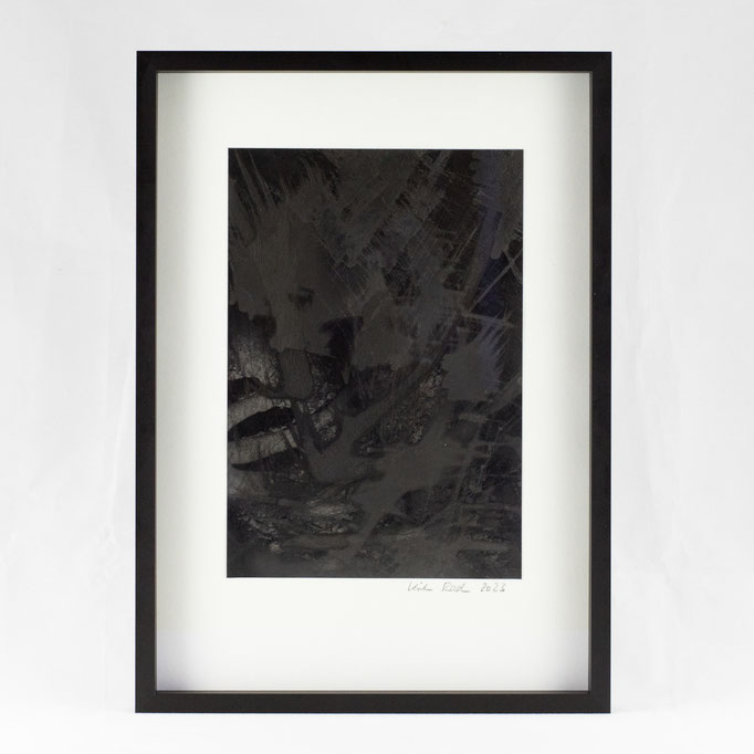 Kirsten Radermacher, Graphitbilder II #3, 2023, 210x297 mm, framed in museum quality (unique)