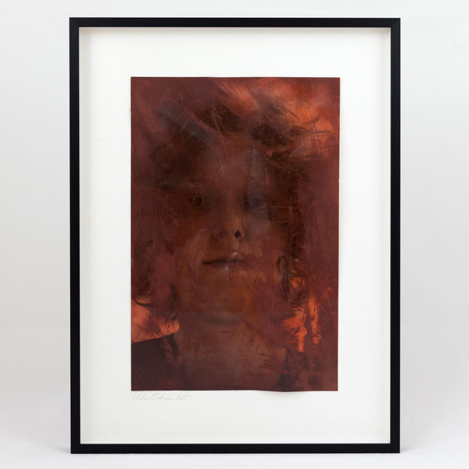 Kirsten Radermacher, Giftrot IV #3, 2025, 300x400 mm, framed in museum quality (unique)