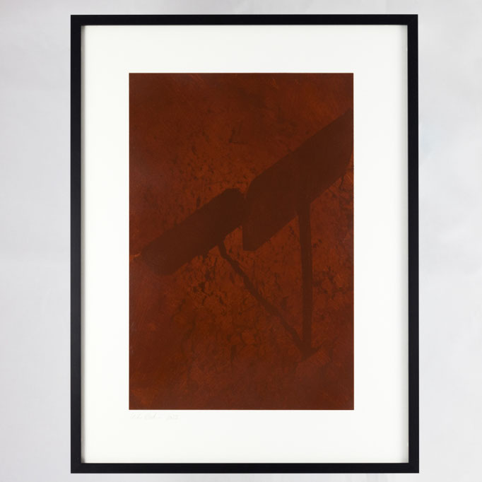 Kirsten Radermacher, Giftrot II #2, 2023, 300x400 mm, framed in museum quality (unique)