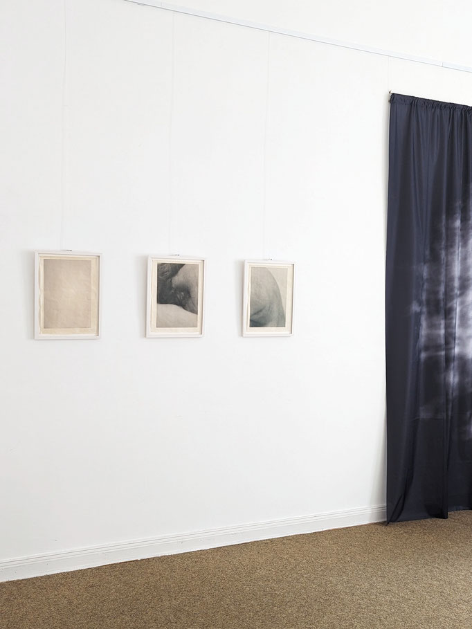 Kirsten Radermacher, Sonne 2023, Selbst 2022, Selbst #2 2022 und INFRARED #5 2023