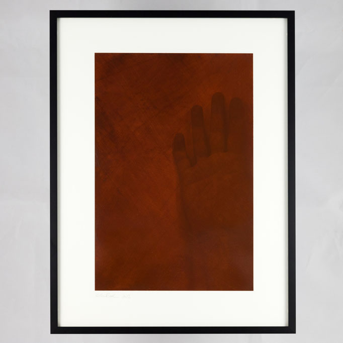 Kirsten Radermacher, Giftrot II #3, 2023, 300x400 mm, framed in museum quality (unique)