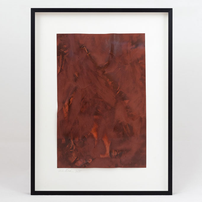 Kirsten Radermacher, Giftrot IV #2, 2025, 300x400 mm, framed