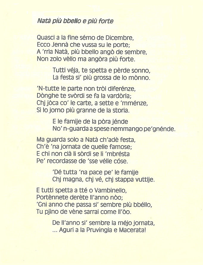 Poesie Di Natale In Milanese.Altre Poesie Di Pietruccio Pietruccio Cerquetti Sfollatissimo Autore De La Canzone Degli Sfollati