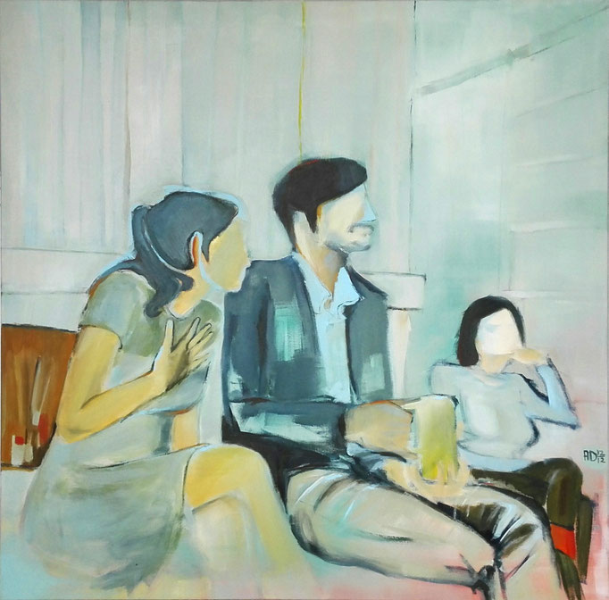 LAST CHRISTMAS WITH BARBARA 12/12 100X100CM
