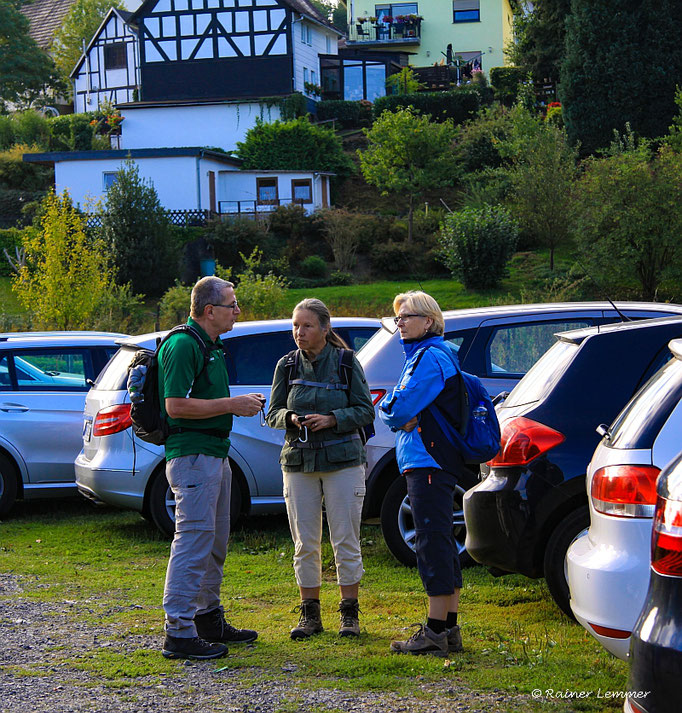 Wanderfreunde bei der "Wandern wo die Nasen wohnen" Wanderung