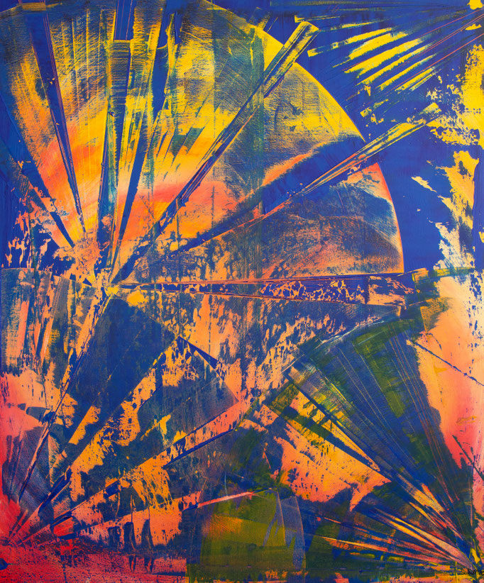 KERSTIN SOKOLL, Clockwork Orange, 2020, O019, 120 x 100 cm, SOLD