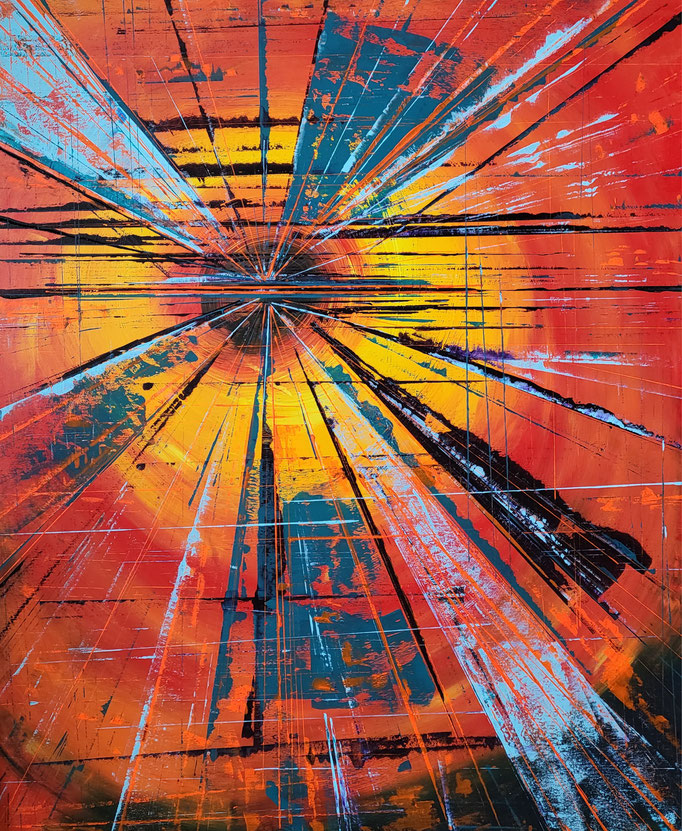 KERSTIN SOKOLL, Ferne Horizonte, 2024, O046, 100 x 120 cm, SOLD