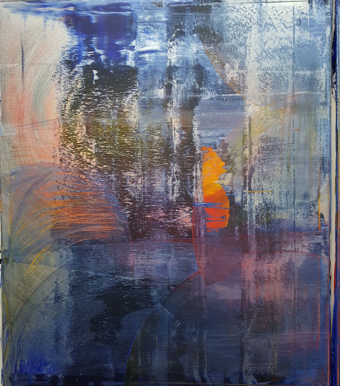 KERSTIN SOKOLL, sunrise, 2020, O013, 120 x 100 cm, SOLD
