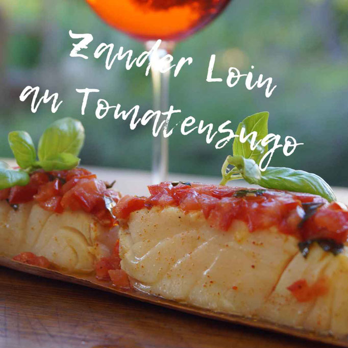 Zanderloin an Tomatensugo