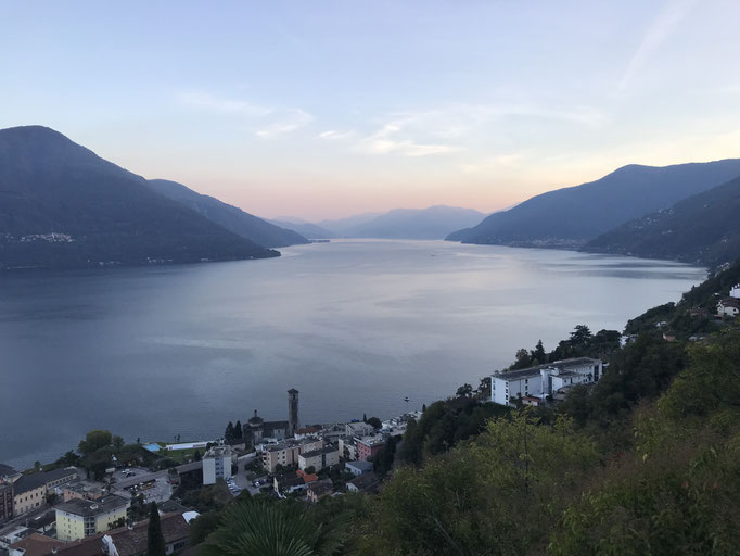 Abendstimmung über Brissago