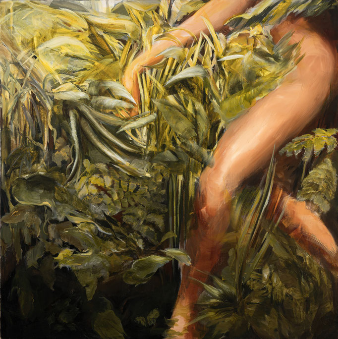 Freedom from Fear, 2023  Öl auf Leinwand    120 x 120 cm