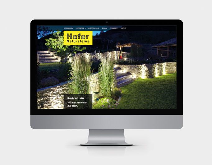STEINBRUCH HOFER: Webdesign © by dunstdesign.at