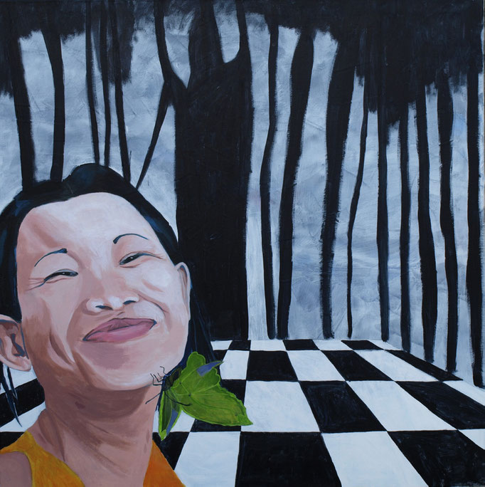 "Hoffnung", 100 x 100, Acryl auf Leinen, 2015