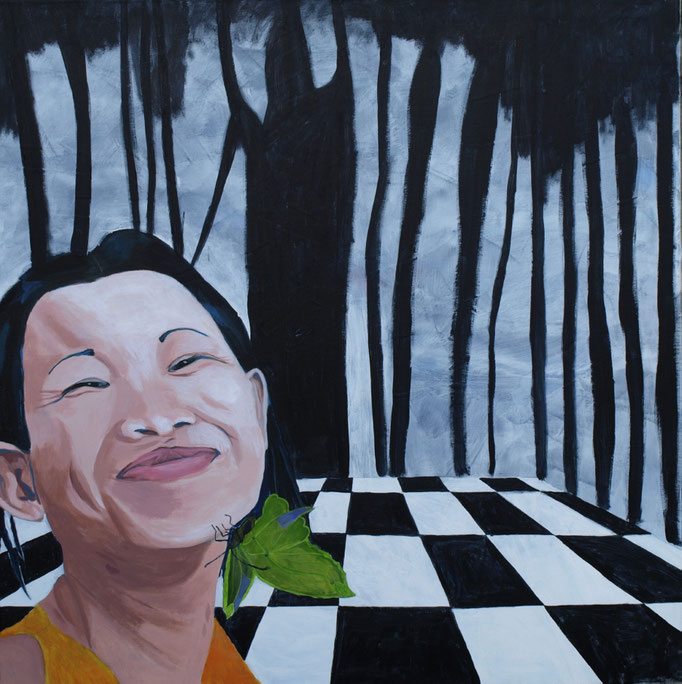 "Hoffnung", 100 x 100, Acryl auf Leinen, 2015