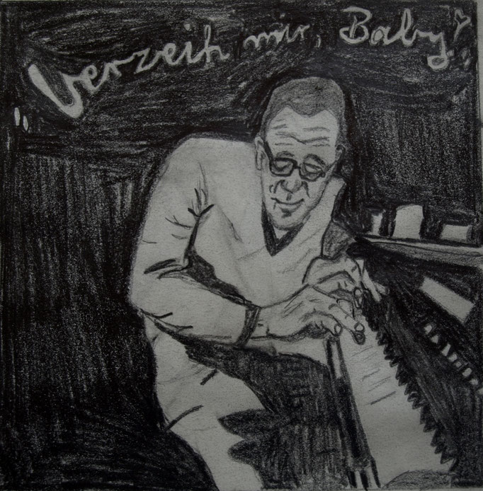 "Verzeih mir Baby - ich habs nicht so gemeint", Bleistift auf Papier, 2011