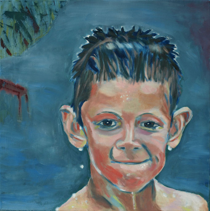 "Marcel", 40 x 40, Acryl auf Leinen, 2010