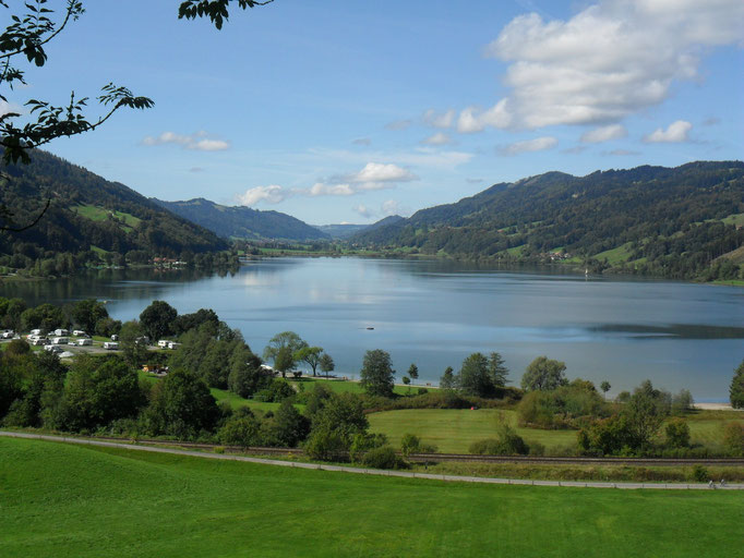 Blick auf den Großen Alpsee bei Immenstadt