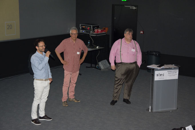 Corentin Bichet (CNC), Jean Haffner & Richard Patry