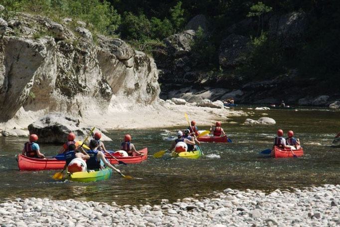 Canoë-kayak sur l'Eyrieux