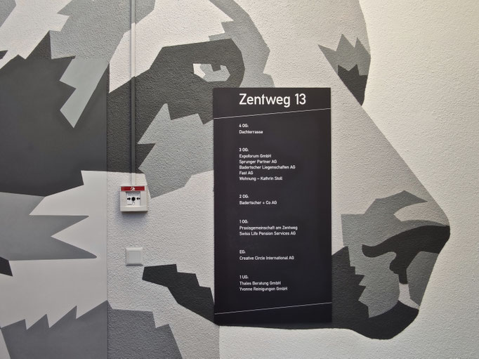 BADERTSCHER & CO AG - Bern - Wandgestaltung - Liftbranding