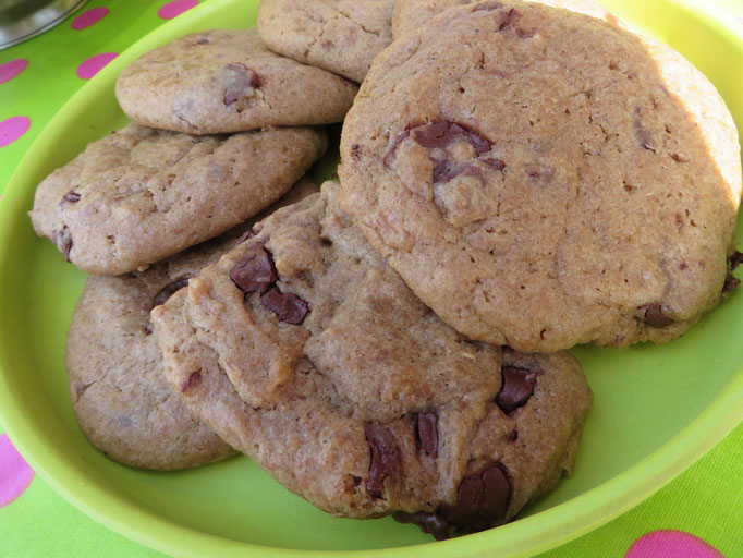 Vollkorn-Schoko-Cookies
