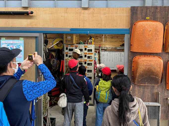 道具室を見学