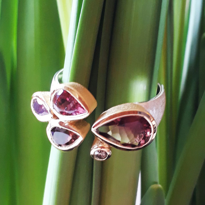 verkauft-ring-turmalin-rosé-silber-925-sterling-fassung vergoldet-groessenverstellbar-verkauft