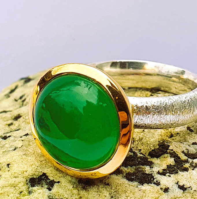 ring-silber--chrysopras-925-sterling-vergoldet-aquamarin-perle-diamant 