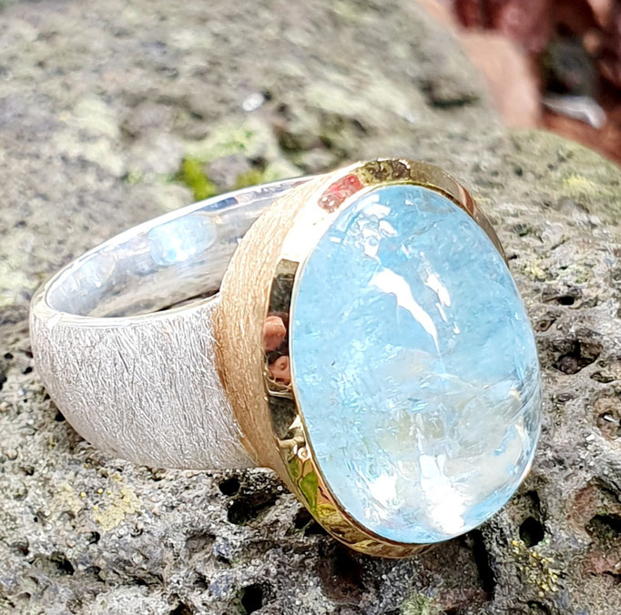ring-aquamarin-stein ca.20x15 mm-silber-vergoldet-925-