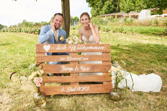 Brautpaar Sommerhochzeit