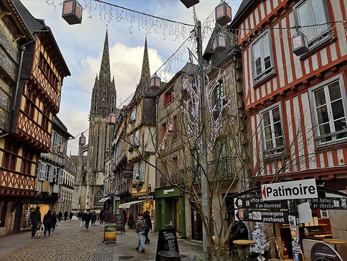 Quimper in der Weihnachtszeit