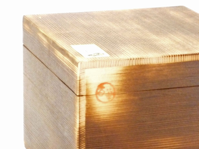 九谷焼酒井百華園オリジナル焼き塗装木箱　
