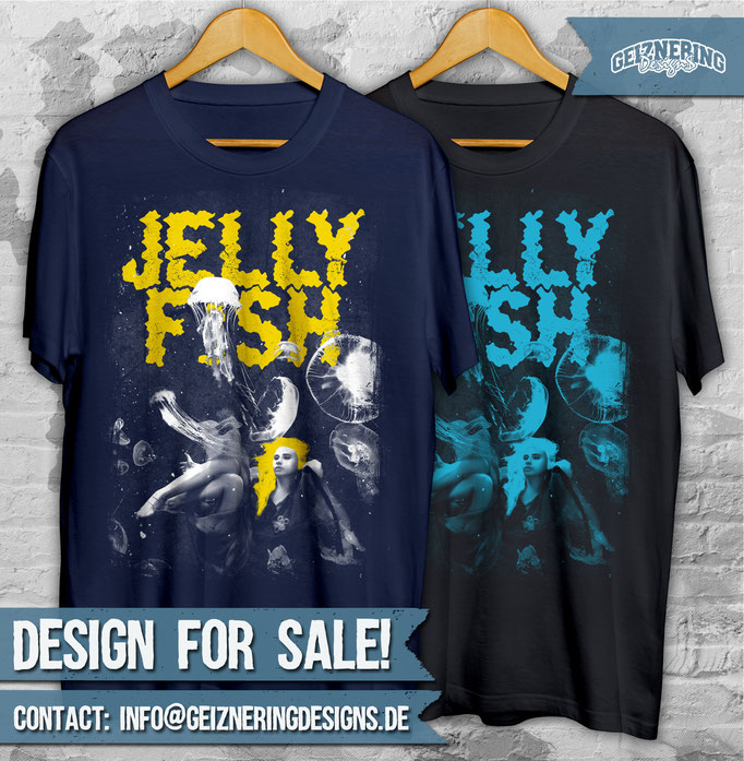DESIGN "JELLYFISH“ FOR SALE!!! ❤ Text and color can be changed. If you're interested send me DM or E-mail: info@geizneringdesigns.d