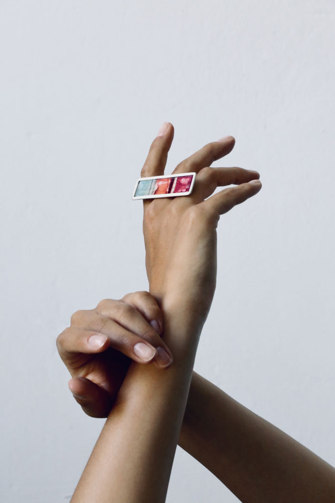 Nike Rottler Bright colored Ring Silber Tom Hegen Salt Series 2