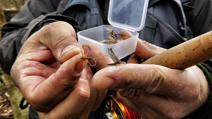 Fliegenfischen lernen in Deutschland / Wurfkurs / Fliegenfischerschule-Hessen