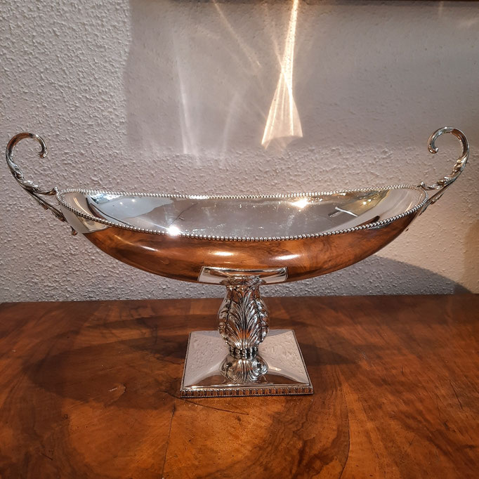 große Jardiniere Obstschale Prunkschale Otto Wolter 925er Sterling Silber