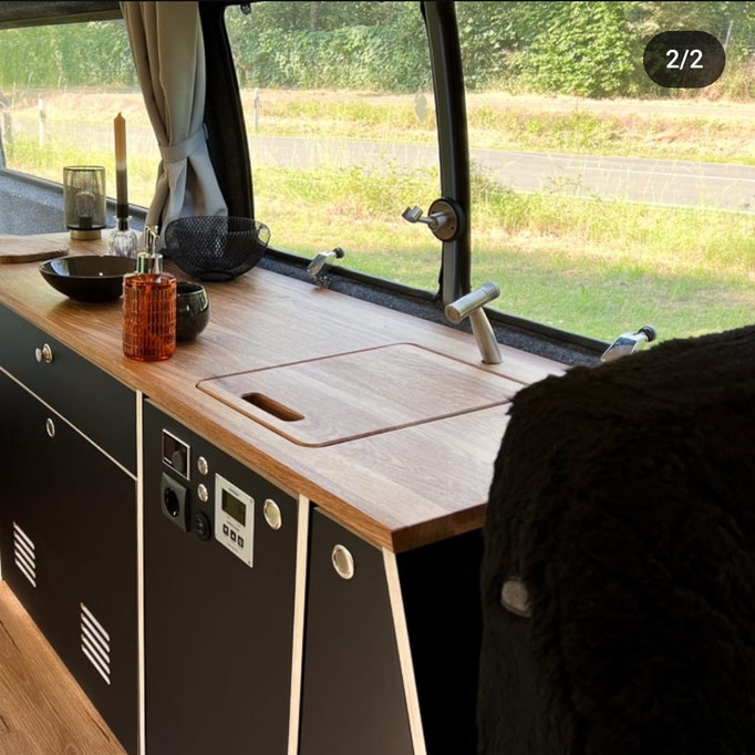 Duschbrause als Küchenarmatur [Foto @VanFabrik]