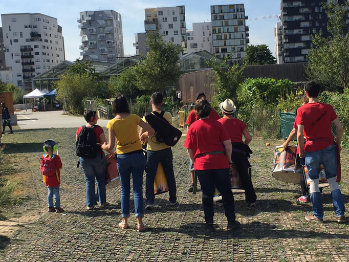 Batucada Zé Samba au Grand Parc de Saint-Ouen