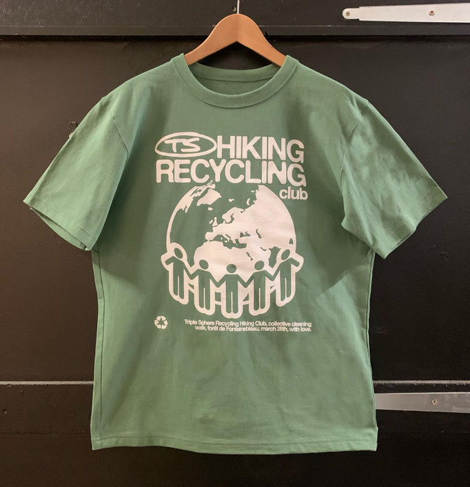 Sérigraphie blanche T shirt écologique