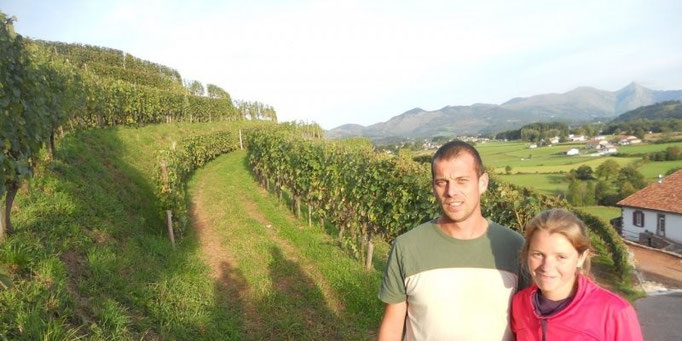 Domaine Bordaxuria - Elorri Reca et Brice Robelet