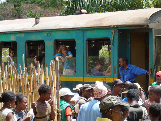 Le train de Fianarantsoa à Manakara 