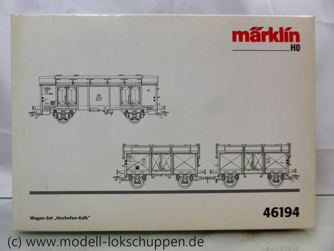 Märklin 46194 Wagen-Set "Hochofen-Kalk"  Ep. III