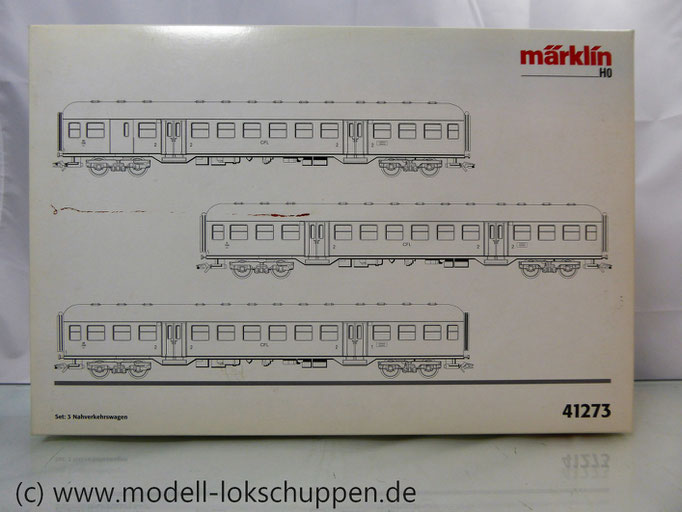 Märklin 41273 Nahverkehrswagen-Set Luxemburg