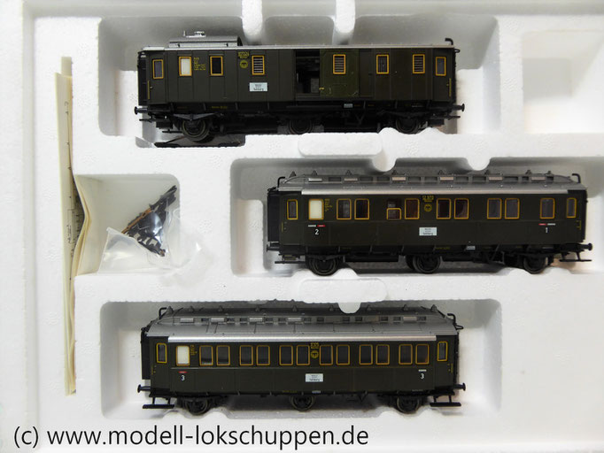 Märklin 43973 Wagen-Set ´Oldtimer-Personenzug´ Dreiachsige Personenwagen der DRG 