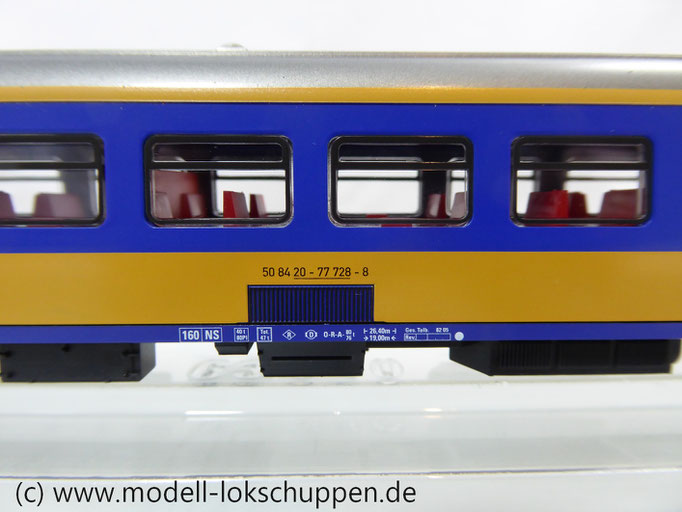 Märklin 4265 Inter-City Schnellzugwagen der NS 2. Klasse